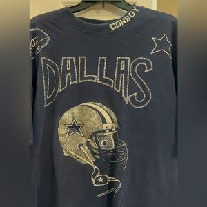 Vintage hand made cowboys tee